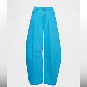 Barrel Jeans High Rise UltraSoft Horseshoe Jeans cyan blue Size 26 size 2P